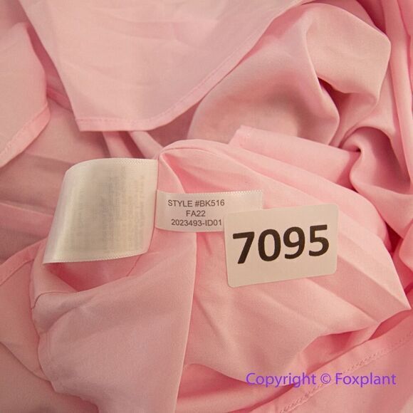 New! J Crew Dress Red Pink Floral Print Tiered Long Sleeves, size 3X - Picture 16 of 16